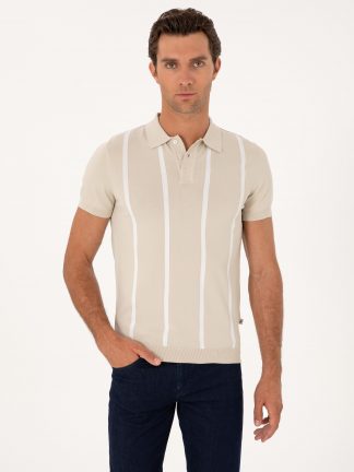 پلیور مردانه بژ کاشارل