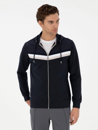 هودی مردانه سرمه ای کاشارل