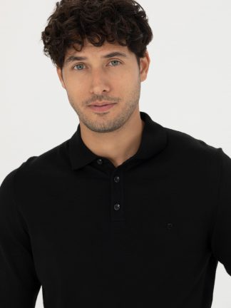 پلیور مردانه مشکی پیرکاردین