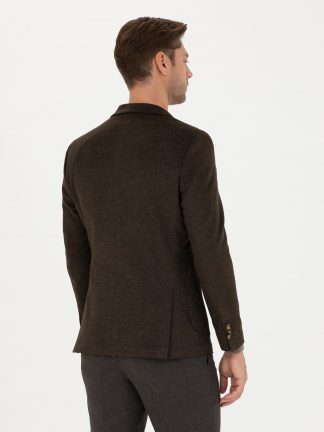 کت مردانه قهوه ای پیرکاردین