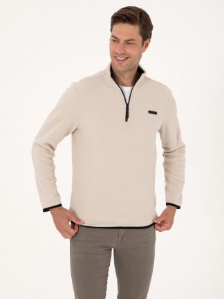 سویشرت مردانه طوسی پیرکاردین