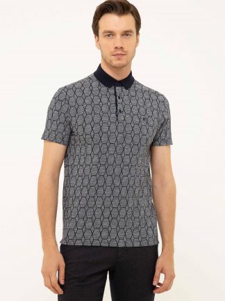 پولوشرت مردانه سرمه ای کاشارل