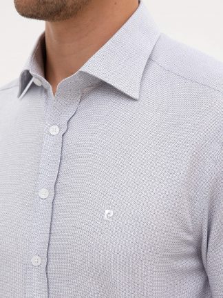 پیراهن مردانه آبی لاجوردی روشن پیرکاردین