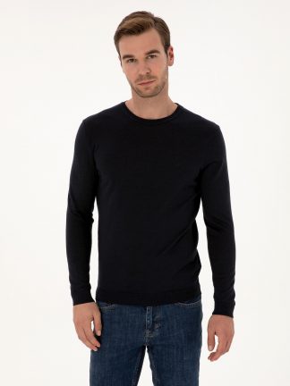 پلیور مردانه سرمه ای کاشارل