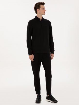 سویشرت مردانه مشکی پیرکاردین