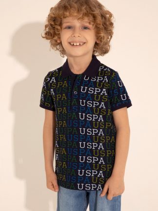 پولوشرت پسرانه سرمه ای یو اس پولو