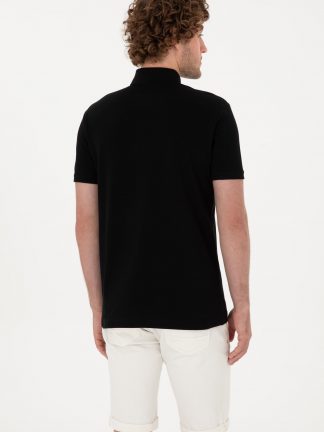 پولوشرت مردانه مشکی یو اس پولو