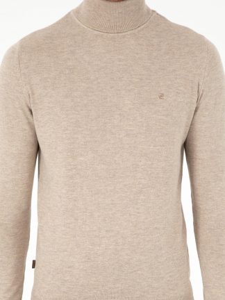 پلیور مردانه کرم ملانژ پیرکاردین