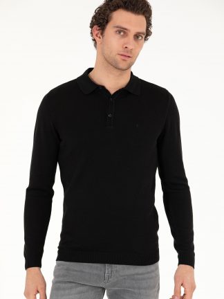 پلیور مردانه مشکی کاشارل