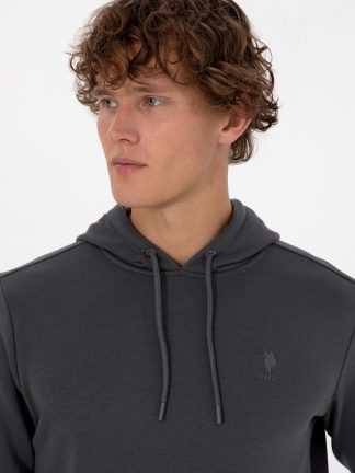 هودی مردانه خاکستری یو اس پولو