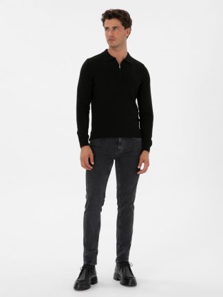 پلیور مردانه مشکی پیرکاردین