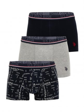 شورت مردانه خاکی ملانژ یو اس پولو