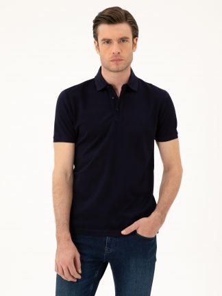 پولوشرت مردانه سرمه ای کاشارل