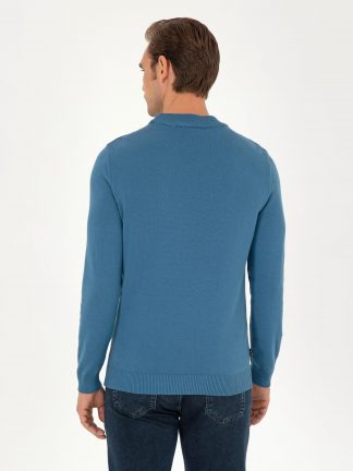 پلیور مردانه آبی کوبالت پیرکاردین