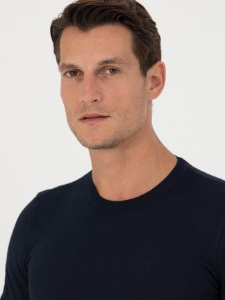 پلیور مردانه سرمه ای کاشارل