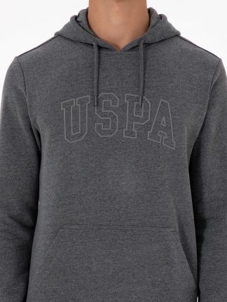 هودی مردانه خاکستری تیره یو اس پولو