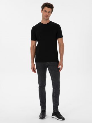 تی شرت مردانه مشکی پیرکاردین