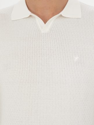 پلیور مردانه سفید کاشارل