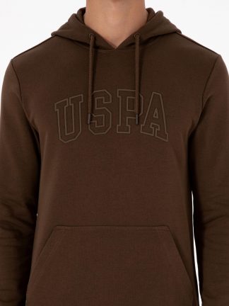 هودی مردانه قهوه ای یو اس پولو