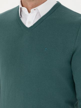 پلیور مردانه سبز پیرکاردین