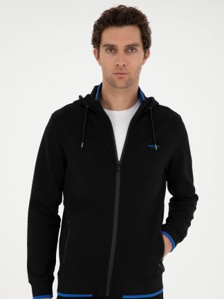 سویشرت مردانه مشکی کاشارل