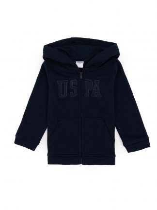 سویشرت و هودی نوزاد دختر سرمه ای یو اس پولو