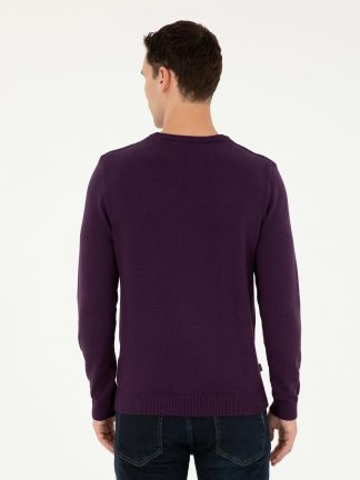 پلیور مردانه ارغوانی پیرکاردین