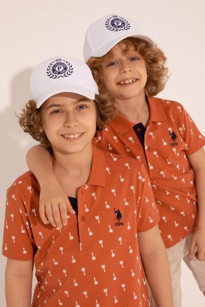 کلاه کپ پسرانه سفید یو اس پولو