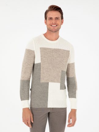 پلیور مردانه بژ پیرکاردین