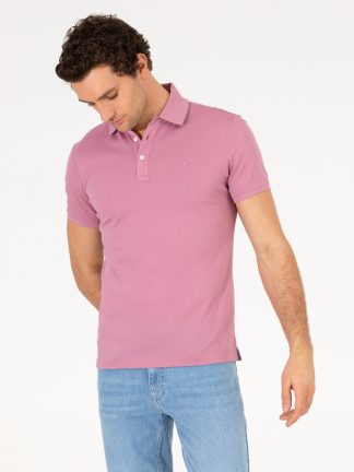 پولوشرت مردانه گلبهی کاشارل