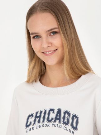 سویشرت زنانه طوسی یو اس پولو