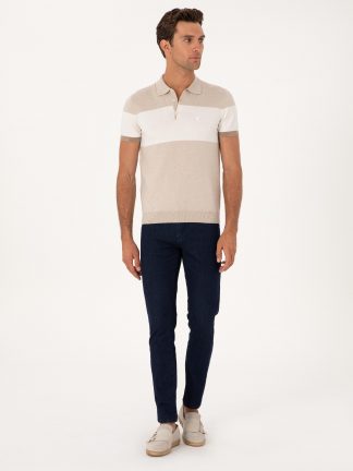 پلیور مردانه بژ کاشارل