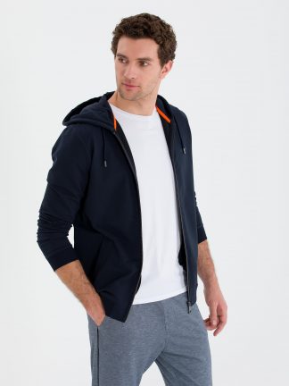 هودی مردانه سرمه ای کاشارل