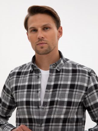 پیراهن مردانه مشکی پیرکاردین