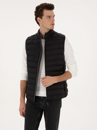 جلیقه مردانه مشکی پیرکاردین