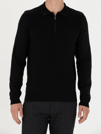 پلیور مردانه مشکی پیرکاردین