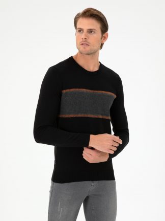 پلیور مردانه مشکی پیرکاردین