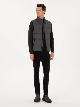 جلیقه مردانه خاکستری پیرکاردین