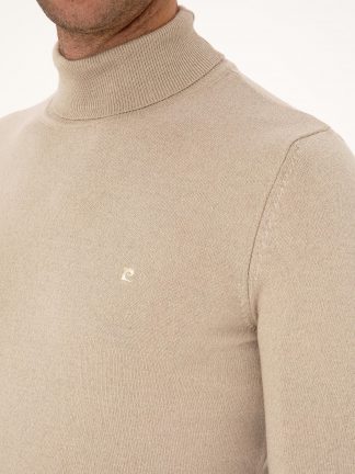 پلیور مردانه کرم ملانژ پیرکاردین