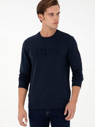 سویشرت مردانه سرمه ای یو اس پولو