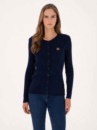 ژاکت زنانه سرمه ای پیرکاردین