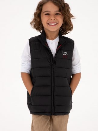 جلیقه پسرانه مشکی یو اس پولو