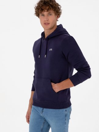 هودی مردانه زرشکی یو اس پولو