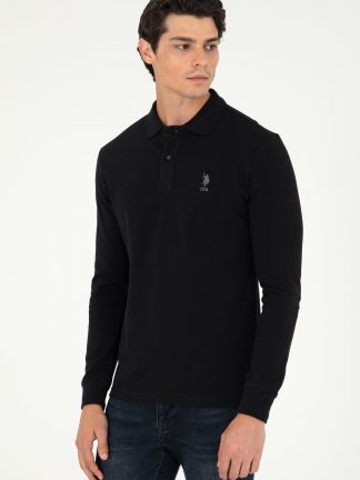 سویشرت مردانه مشکی یو اس پولو