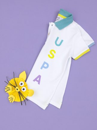 پولوشرت پسرانه سفید یو اس پولو