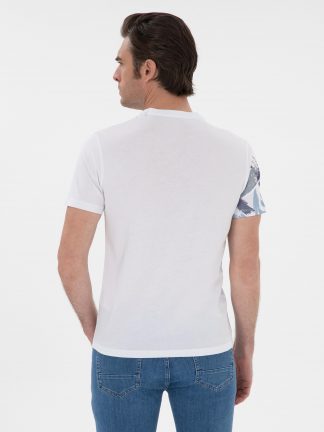 تی شرت مردانه سفید کاشارل