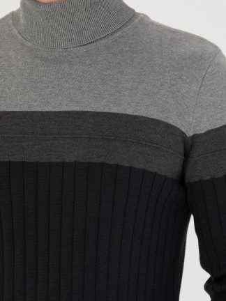 پلیور مردانه خاکستری تیره پیرکاردین