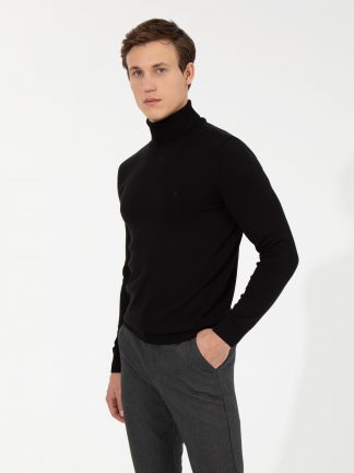 پلیور مردانه مشکی پیرکاردین