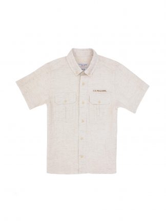 پیراهن پسرانه کرم یو اس پولو