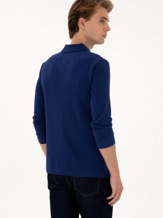 پولوشرت مردانه نیلی یو اس پولو